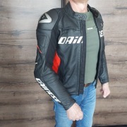 Kurtka skórzana DAINESE Racing D1 | Rozmiar 44 (XS/S) | Stan IDEALNY