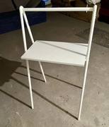 IKEA BJORKASEN Stół składany 110x59 cm BIAŁY METALOWE NOGI STOLIK.