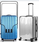 Aomiduo 2 sztuki przezroczystych pokrowców na walizkę