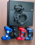 Konsola PlayStation 4 + 4 pady + dysk zewnętrzny + gry – Zestaw idealny!