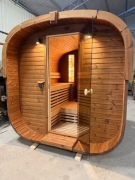 Sauna Kwadro-Pro w pełni wyposażona | Thermo drewno, 4-6 osób