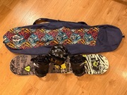 Deska snowboardowa Raven Core Junior 110, torba, kask i gogle