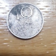 moneta Szwecja 10 ore 1964r
