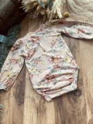 Body z długim rękawem Newbie, łososiowe r86