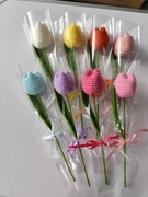 Tulipan na szydełku 