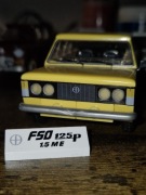 Klocki Cobi Fiat 125p żółty, kompatybilne z Lego