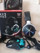 Zestaw Onikuma mysz CW902 i słuchawki przewodowe X10 PRO