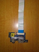 Płytka z gniazdem USB 2.0 i audio Lenovo B50 oryginalna B50-80 taśma