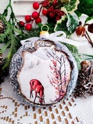 Bombka medalion 10 cm wyprzedaż