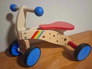 Rowerek rower biegowy dla najmłodszych PLAYTIVE JUNIOR 4 KÓŁKA, DREWNIANY