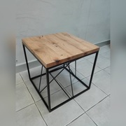 Stolik kawowy lite drewno loft dąb. Gwarancja