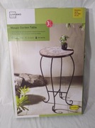 Stolik Z Mozaiką Kamień Naturalny 