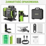 Huepar WO4CG poziomica 4D 16 linii