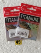 Haczyki Titanium Chinu nr..4 / 10 szt.-/ Karp
