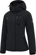 Kurtka damska narciarska, ciepła GEMYSE czarna L