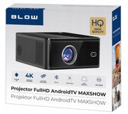 Rzutnik LED Full HD 1080p BLOW Android Smart TV Głośnik