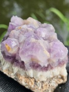Ametyst Ciemny Karkonosze Piękny Zrost Kryształów Naturalna Druza 384gram