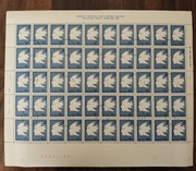 !! POLSKA - ARKUSZ FI 2865 Kongres Inelektuslistów -stemplowane z klejem !!