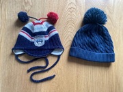 Next czapka i czapka uszatka polarze czapka fajniutkie 6-9m 40-44 cm