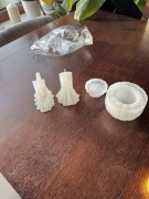 silikonowe formy do odlewania świec, często wykorzystywane również