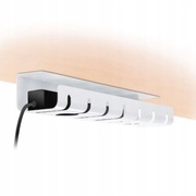 2x Maskownica kablowa Roline Biały