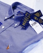 Polo Ralph Lauren  koszula S Imperial  Easy Care Japan Sel stretch stalowa