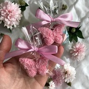 Upominki dla gości motylek z wosku sojowego na urodziny, chrzciny, komunię