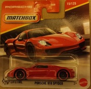 Matchbox Porsche 918 Spyder 15/125, model 1:64 Mattel