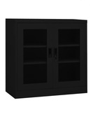 Nowa metalowa szafka na dokumenty z szybą