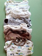 6 pak body z długim rękawem r 62-68 