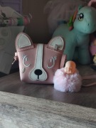 Torba i pluszak lalka maskotka zestaw dziewczęcy