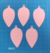 Scrapki Kraków Boże Narodzenie Bombki różowe 20 szt. (BN32)