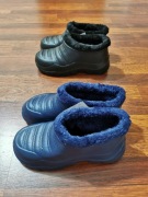 Krótkie lekkie Kalosze Piankowe Ocieplane 