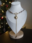 Naszyjnik z kamieni naturalnych ze zdejmowanymi zawieszkami 