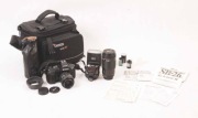Zestaw Nikon F 90 plus obiektywy
