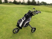 Golf Torba Cleveland 14 Way + wózek BagBoy 