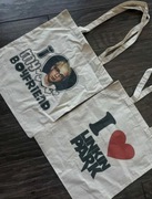 2 Torby tote bag Linkin park beige bawełna cotton bawełniana