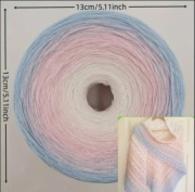 Przędza 305g ombre Róż- niebieski 