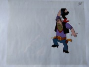 Folia animacyjna z filmu Bolek i Lolek na dzikim zachodzie 