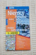 Niemcy Północne - mapa samochodowa 1 : 650 000 wyd. Demart