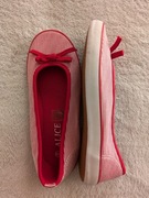 Nowe czerwone białe wsuwane buty sportowe trampki baleriny Alice 38 35 36