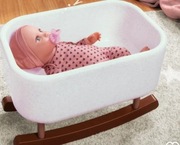 Zestaw kołyska nowa babi lullababy 40cm + lalka Babi + akcesoria 