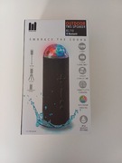 GŁOŚNIK BLUETOOTH BEZPRZEWODOWY WODOODPORNY MOCNY LAMPA DYSKOTEKOWA 2w1