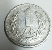 Moneta 1 zł 1974 rok.