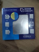 Vents panel dekoracyjny na wentylację 100 125 chrom, maskownica 