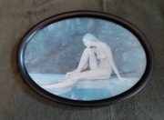 Stary oleodruk akt w ramie eliptycznej 