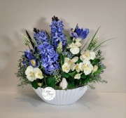 Stroik Wielkanoc Wiosna wiosenny kompozycja Kwiaty 