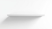 Półka ścienna wisząca BIAŁA 50x15 cm