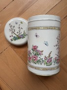 Pudełko blaszane vintage floral