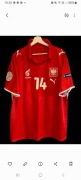 Koszulka meczowa Reprezentacja match worn Michał Żewłakow  2008 Autograf!